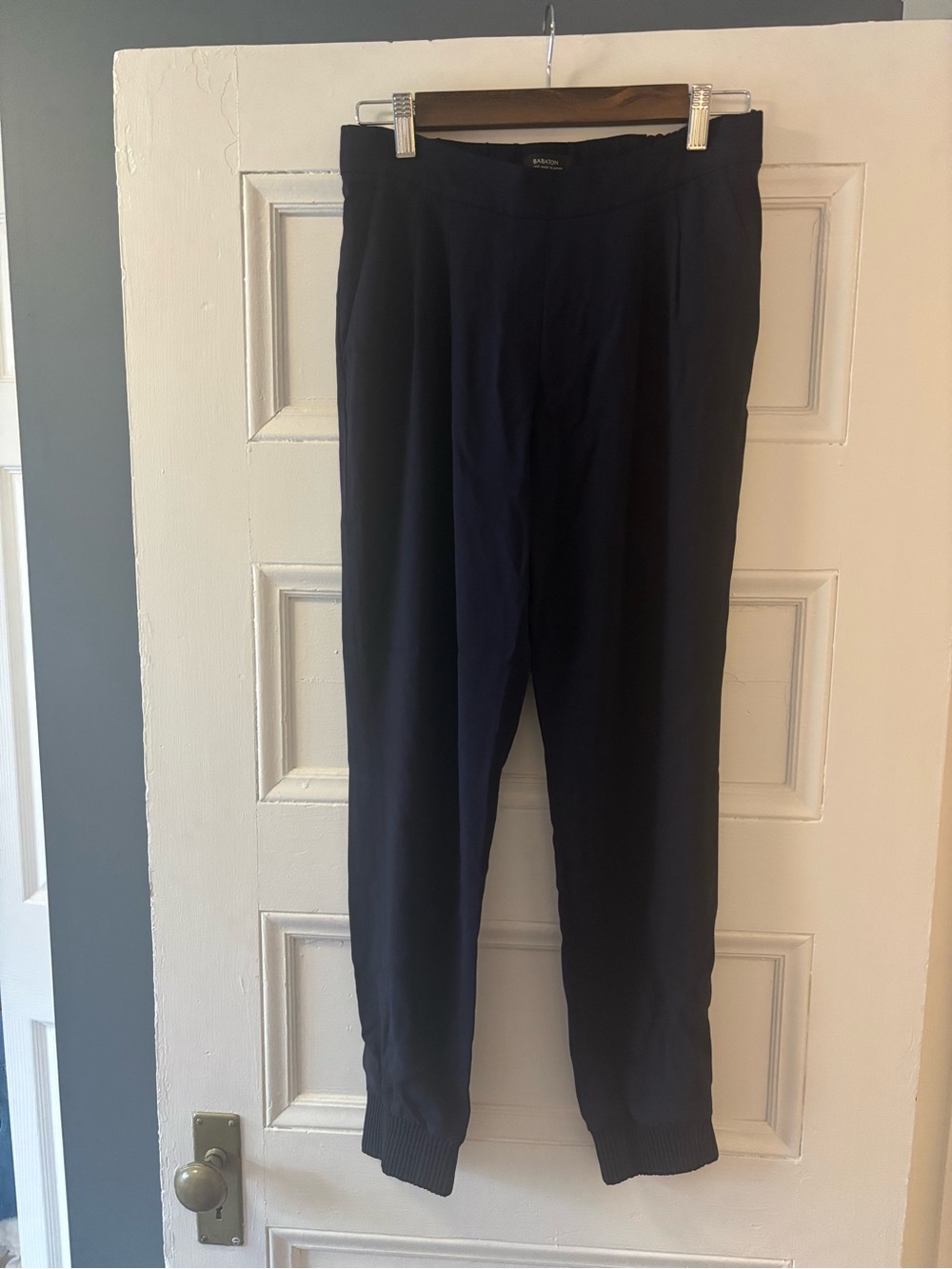 Babaton Navy Tapered Jogger Pants